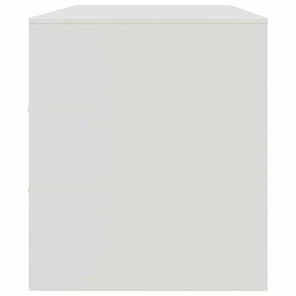 TV-Schrank Weiß 99x39x44 cm Stahl