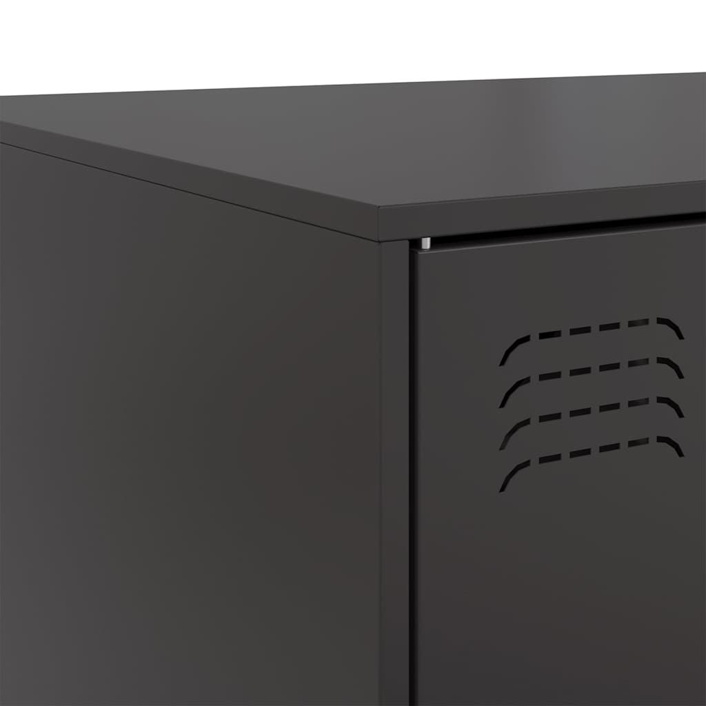 Couchtisch Schwarz 67x50x44 cm Stahl