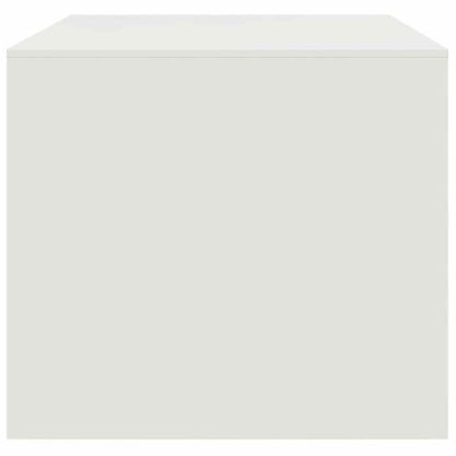 Couchtisch Weiß 67x50x44 cm Stahl