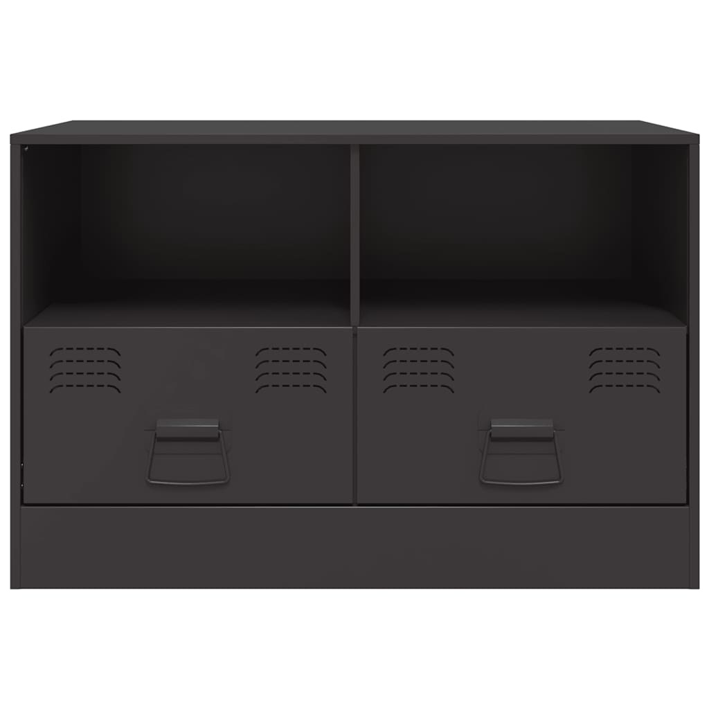 TV-Schrank Schwarz 67x39x44 cm Stahl