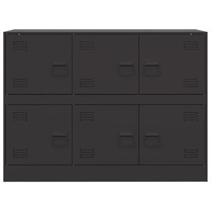 Sideboard Schwarz 99x39x73 cm Stahl