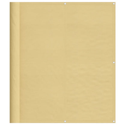 Balkon-Sichtschutz Sandfarben 120x400 cm 100% Polyester-Oxford