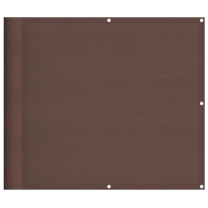 Balkon-Sichtschutz Braun 90x700 cm 100 % Polyester-Oxford
