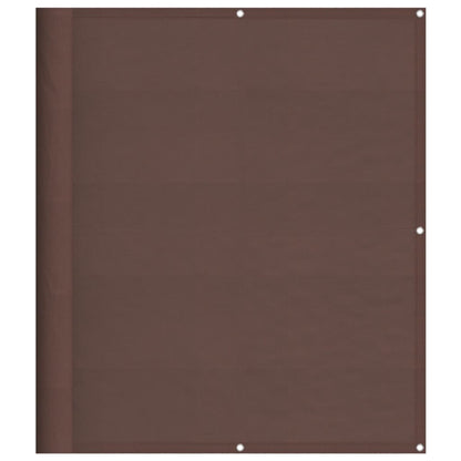 Balkon-Sichtschutz Braun 120x700 cm 100 % Polyester-Oxford