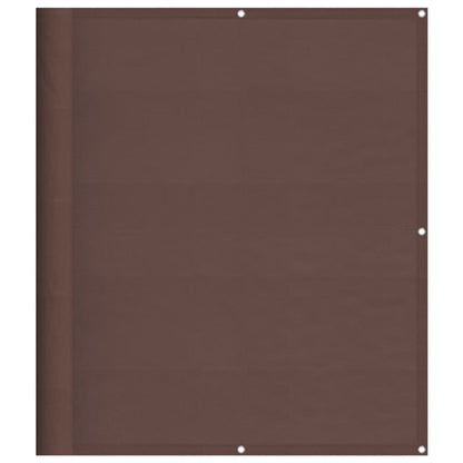 Balkon-Sichtschutz Braun 120x800 cm 100 % Polyester-Oxford