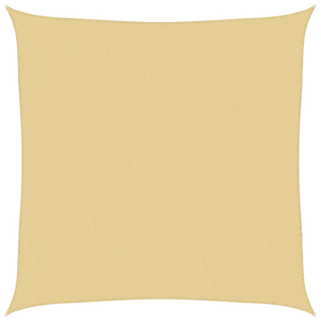 Sonnensegel Sandfarbe 3x3 m 100% Polyester Oxford