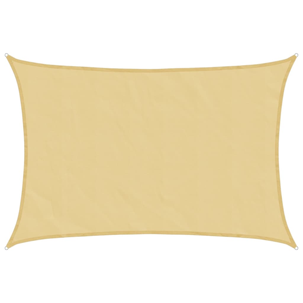 Sonnensegel Sandfarbe 2,5x2 m 100% Polyester Oxford