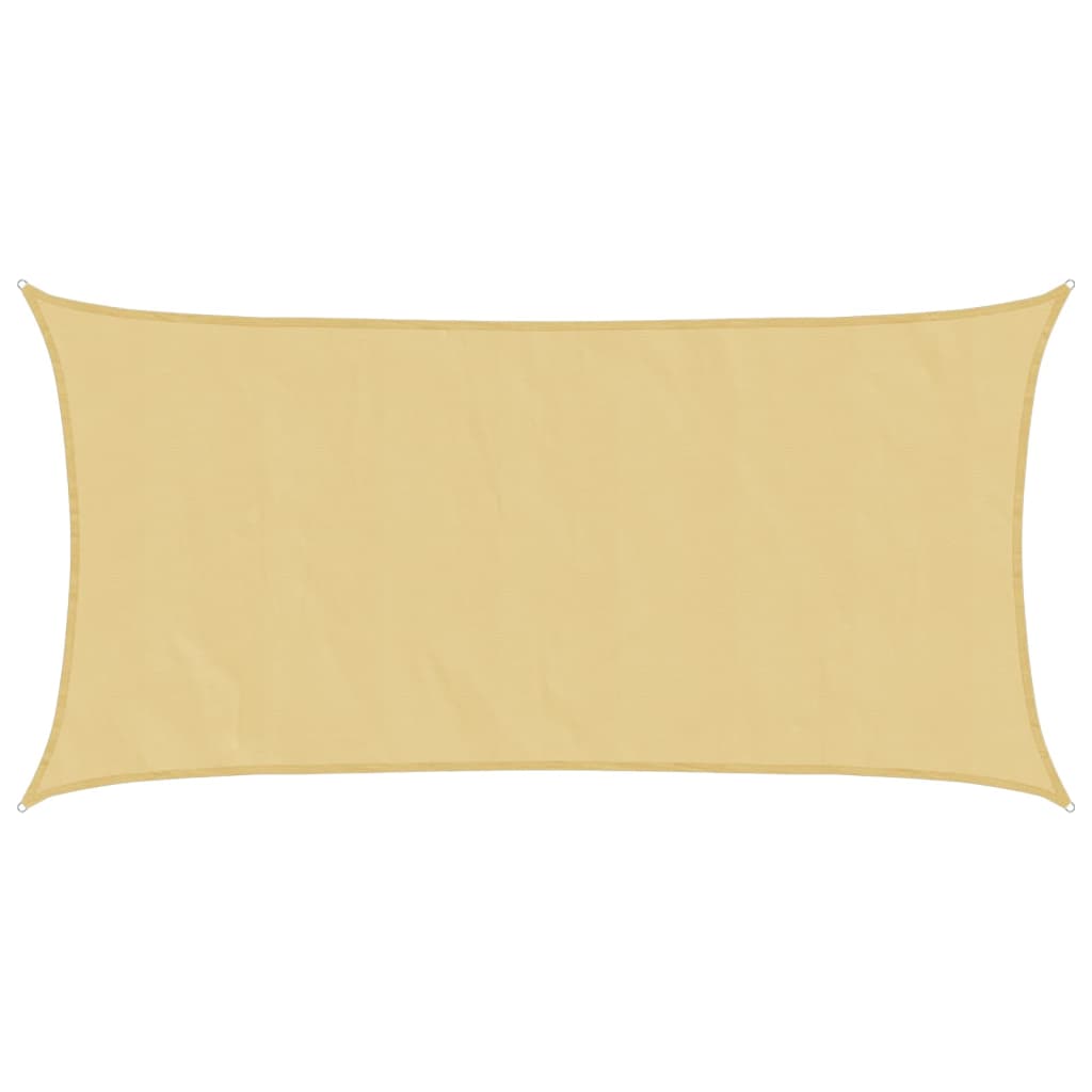 Sonnensegel Sandfarbe 3,5x2 m 100% Polyester Oxford