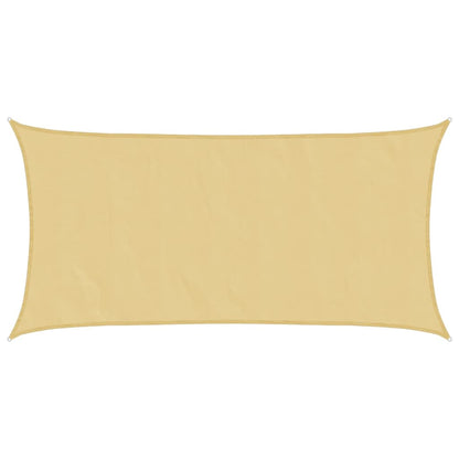 Sonnensegel Sandfarbe 3,5x2 m 100% Polyester Oxford