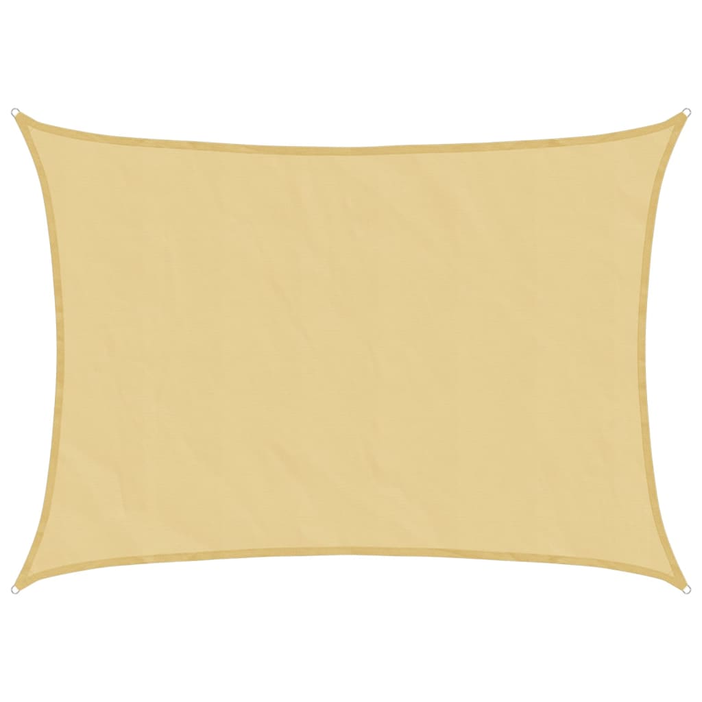 Sonnensegel Sandfarbe 7x5 m 100% Polyester Oxford
