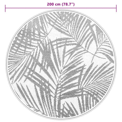 Outdoor-Teppich ARAKIL Grün Ø200 cm PP