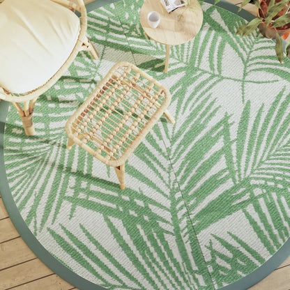 Outdoor-Teppich ARAKIL Grün Ø200 cm PP