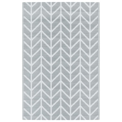 Outdoor-Teppich ARAKIL Grau 190x290 cm PP