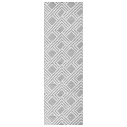 Outdoor-Teppich ARAKIL Grau 80x250 cm PP