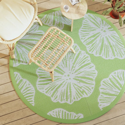 Outdoor-Teppich ARAKIL Grün Ø160 cm PP