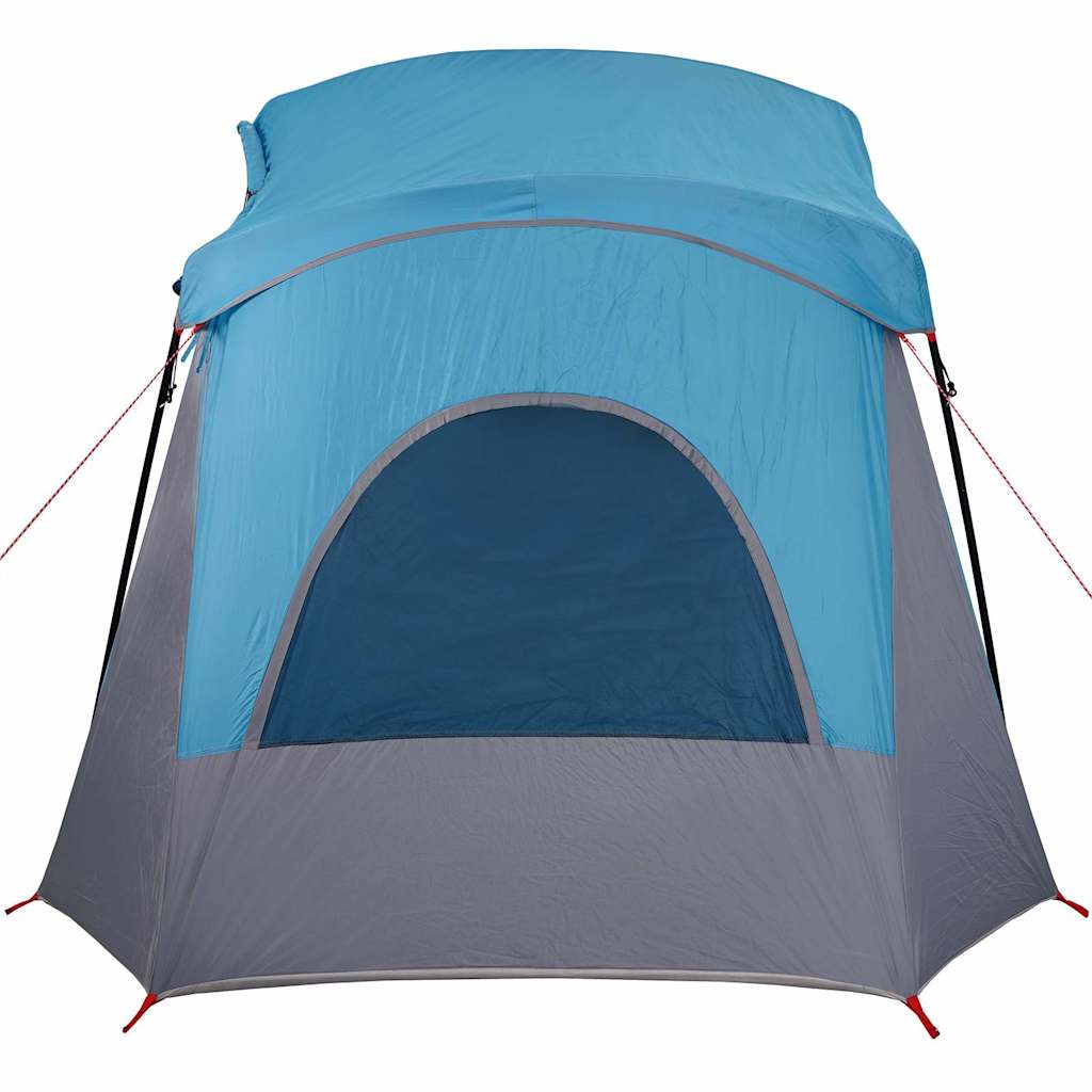 Campingzelt 5 Personen Blau Wasserdicht