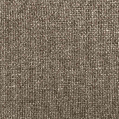 Bettgestell ohne Matratze Taupe 120x190 cm Stoff