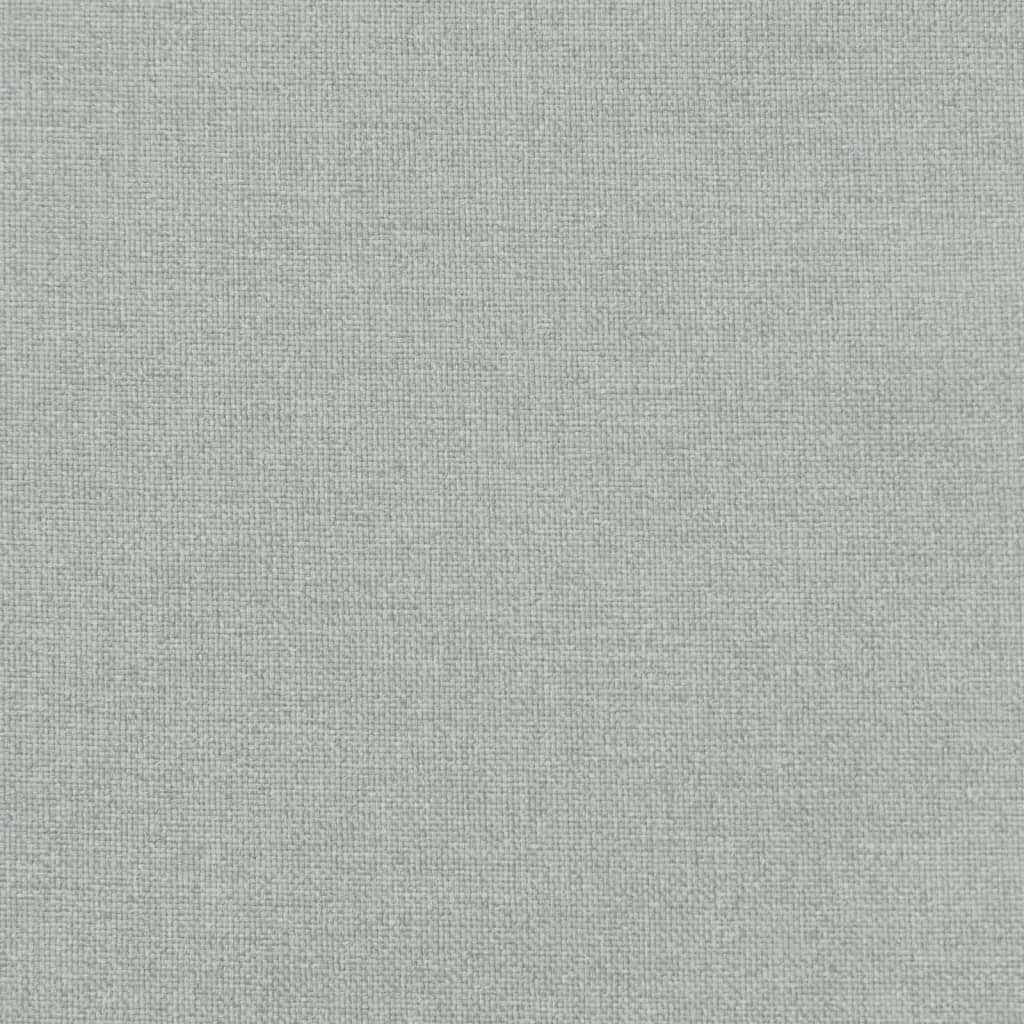 Niedriglehner-Auflagen 4 Stk. Melange Hellgrau 100x50x4cm Stoff