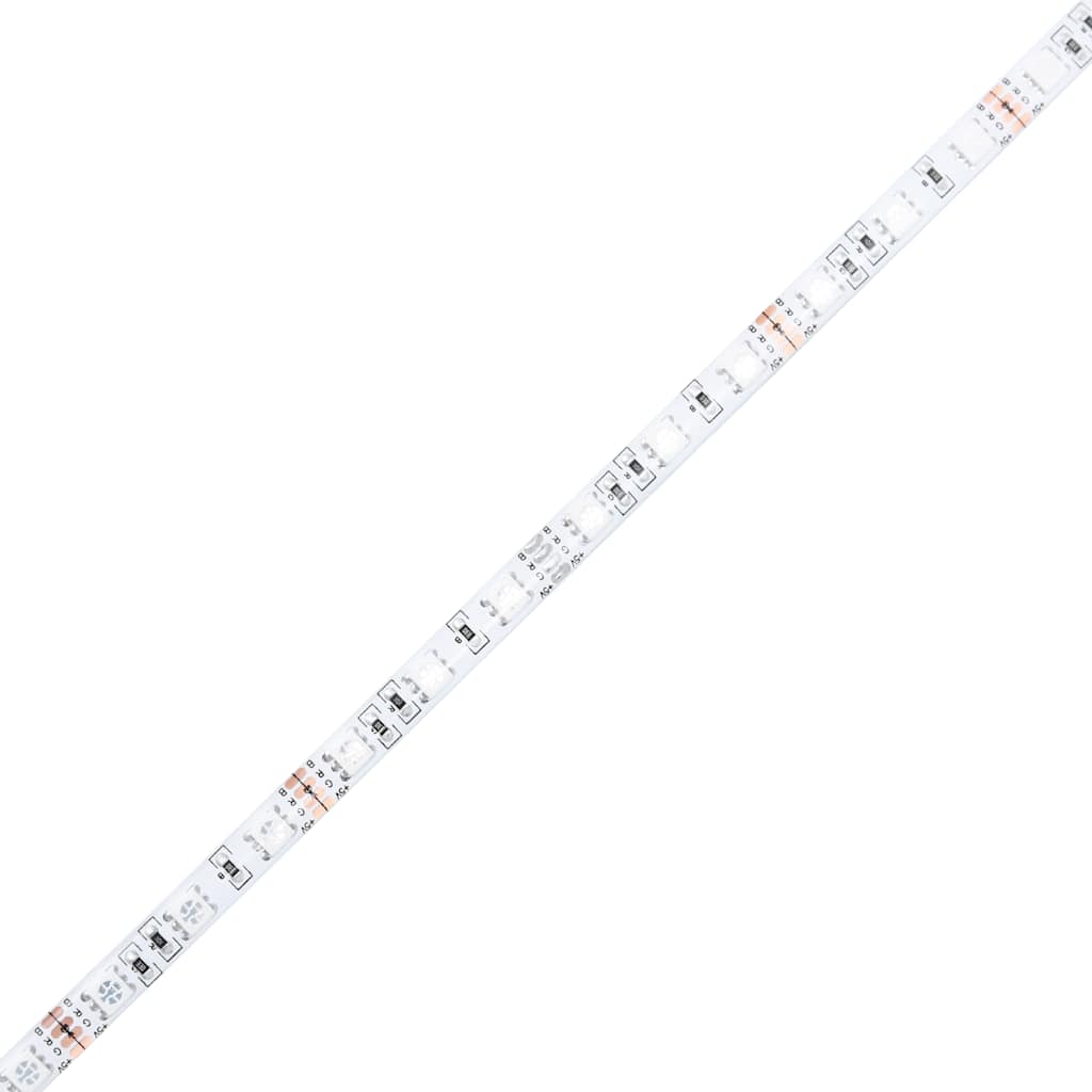 LED-Kopfteil mit Ablagen Schwarz 160x17x102 cm