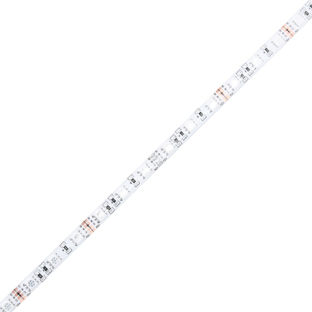 Couchtisch mit LED-Leuchten Betongrau 90x50x40 cm
