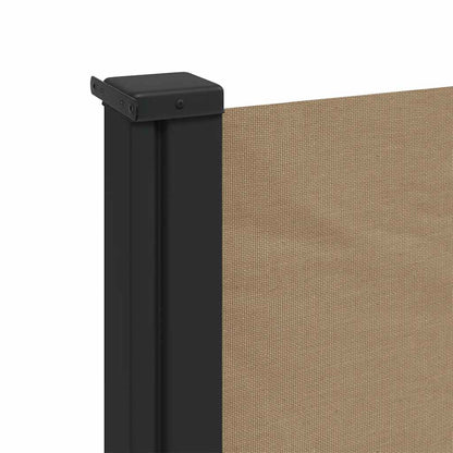 Seitenmarkise Ausziehbar Taupe 100x500 cm