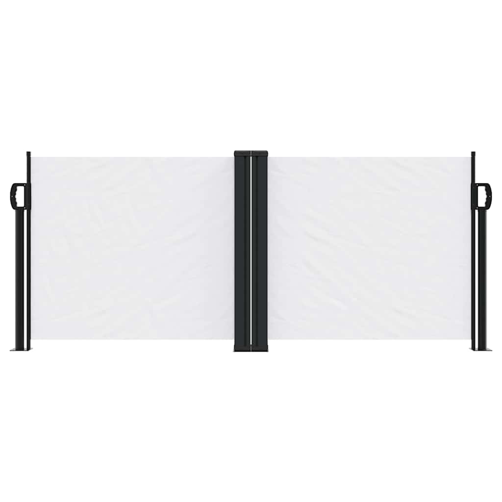 Seitenmarkise Ausziehbar Weiß 100x600 cm