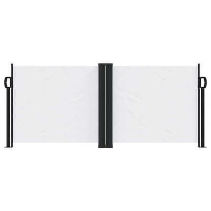 Seitenmarkise Ausziehbar Weiß 100x600 cm