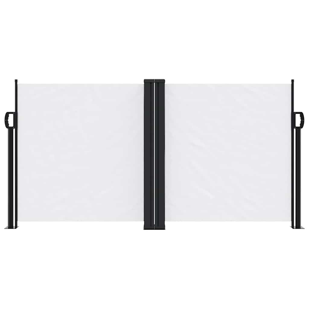 Seitenmarkise Ausziehbar Weiß 120x600 cm