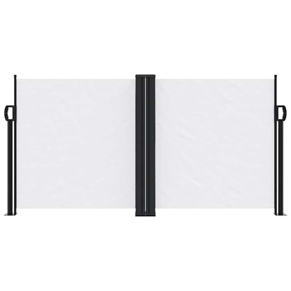 Seitenmarkise Ausziehbar Weiß 120x600 cm