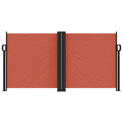 Seitenmarkise Ausziehbar Terrakottarot 120x1000 cm