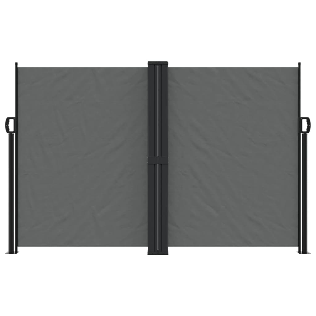 Seitenmarkise Ausziehbar Anthrazit 160x1000 cm