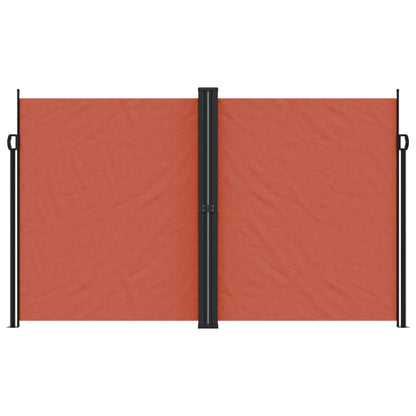 Seitenmarkise Ausziehbar Terrakottarot 200x1200 cm