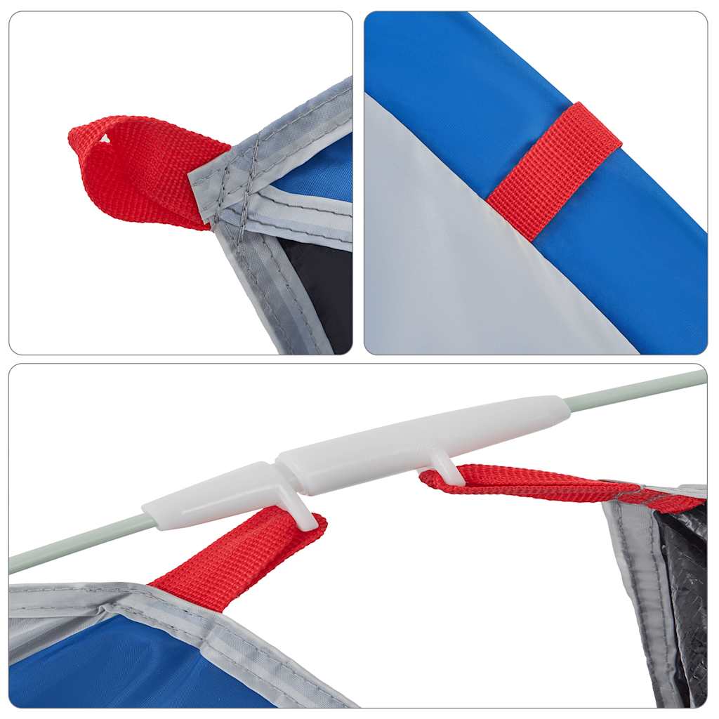 Strandzelt 2 Personen Azurblau Pop-Up Wasserdicht