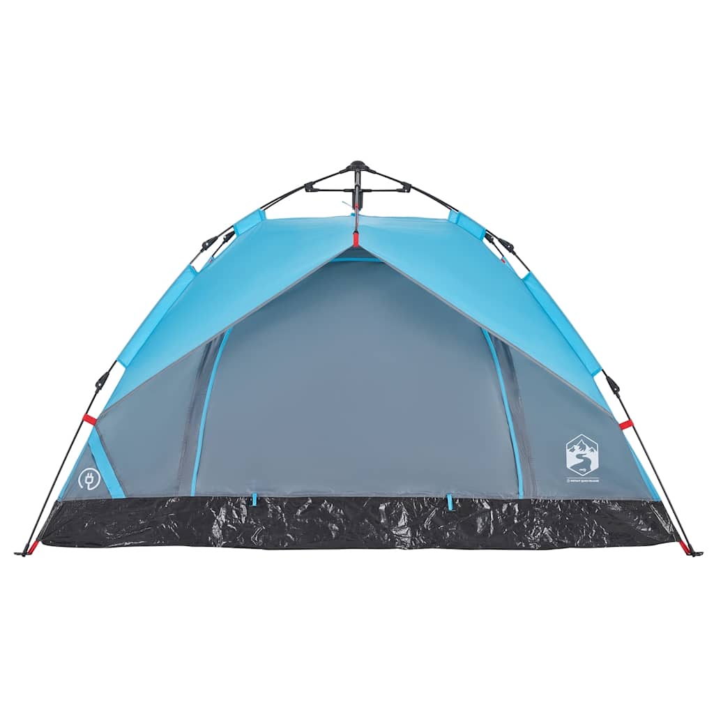 Kuppel-Campingzelt 2 Personen Blau Quick Release