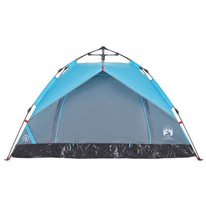 Kuppel-Campingzelt 2 Personen Blau Quick Release