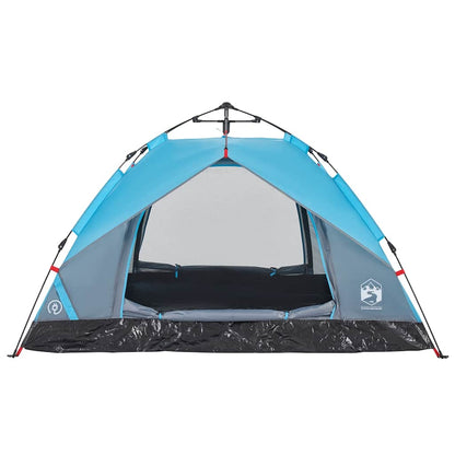 Kuppel-Campingzelt 2 Personen Blau Quick Release