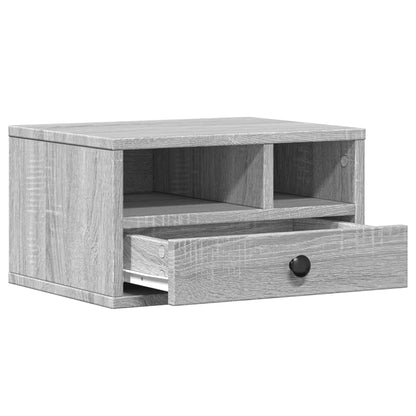 Druckerständer Grau Sonoma 40x32x22,5 cm Holzwerkstoff