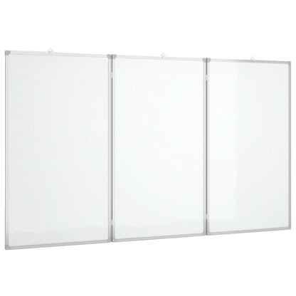 Magnetisches Whiteboard Klappbar 120x80x1,7 cm Aluminium