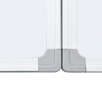 Magnetisches Whiteboard Klappbar 120x80x1,7 cm Aluminium