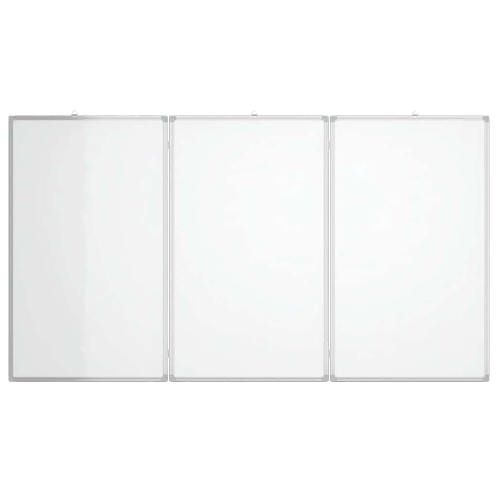 Magnetisches Whiteboard Klappbar 150x80x1,7 cm Aluminium