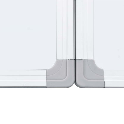 Magnetisches Whiteboard Klappbar 180x80x1,7 cm Aluminium