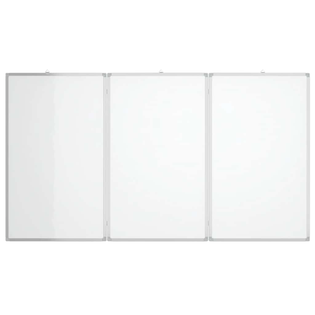 Magnetisches Whiteboard Klappbar 180x100x1,7 cm Aluminium