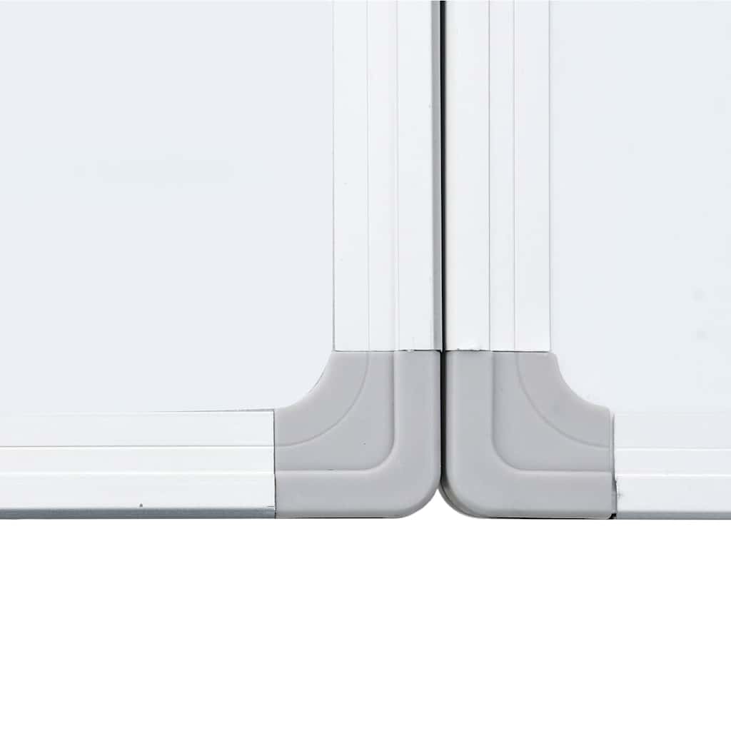 Magnetisches Whiteboard Klappbar 180x100x1,7 cm Aluminium