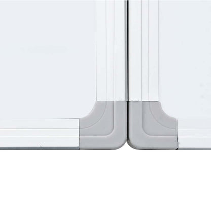 Magnetisches Whiteboard Klappbar 180x100x1,7 cm Aluminium