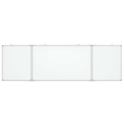 Magnetisches Whiteboard Klappbar 160x60x1,7 cm Aluminium