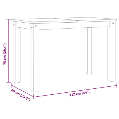 Esstisch Panama 112x60x75 cm Massivholz Kiefer