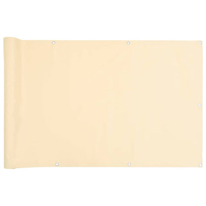 Balkon-Sichtschutz Creme 800x120 cm PVC