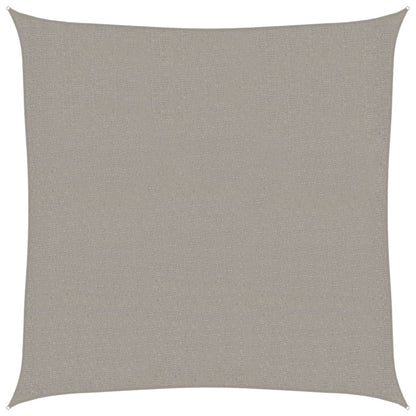 Sonnensegel 160 g/m² Quadratisch Hellgrau 3x3 m HDPE