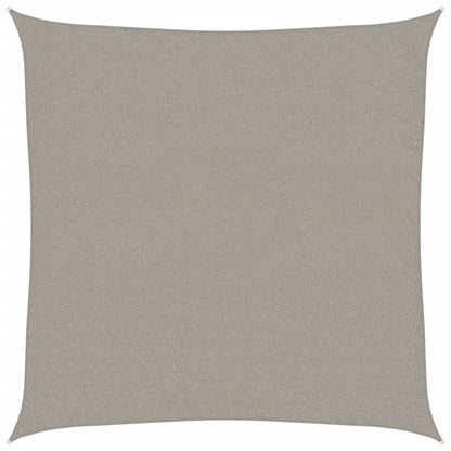 Sonnensegel 160 g/m² Quadratisch Hellgrau 3,6x3,6 m HDPE