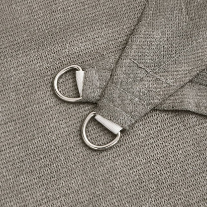 Sonnensegel 160 g/m² Dreieckig Hellgrau 2,5x2,5x3,5 m HDPE